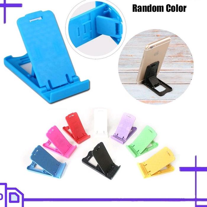 Holder Lipat Mini / Dudukan Handphone Lipat / Stand Hp Tablet / Holder Universal / Kursi Hp Termurah