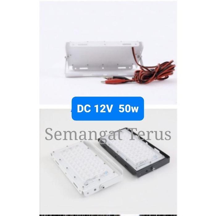 Lampu Sorot Flood Light Ac 220V 50W /Dc 12V 50W Cool White Super Terang Dc Lampu Led Murah