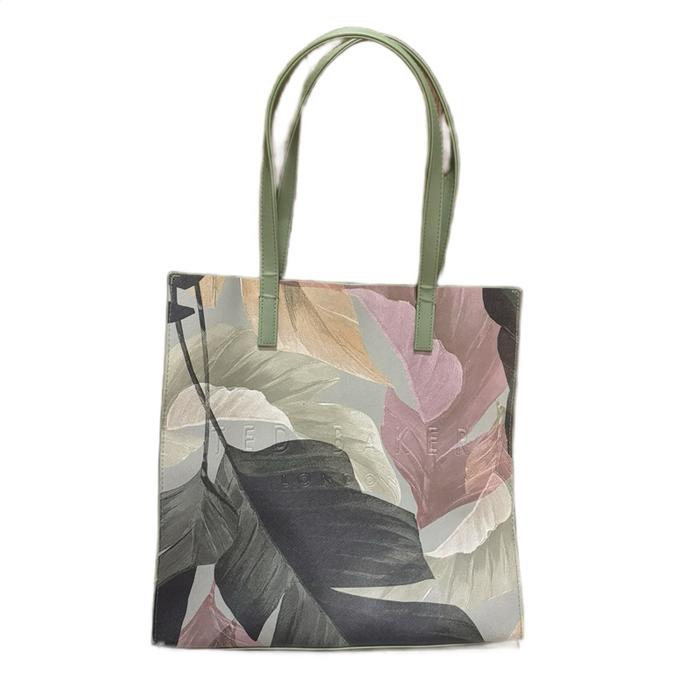 TED BAKER Lizzcon Palm Tree Tote Bag in Green (PRELOVED)