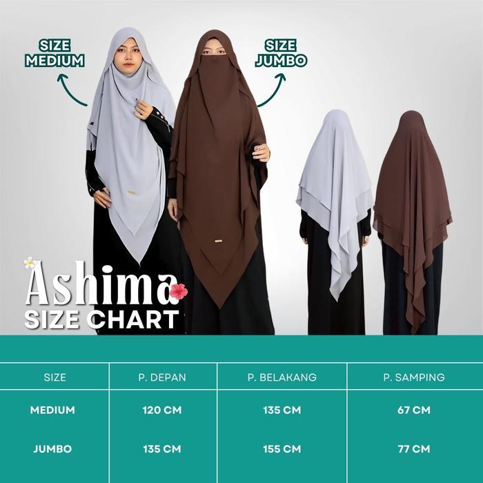 ASHIMA FRENCH KHIMAR TUDUNG By Nisin Hijab