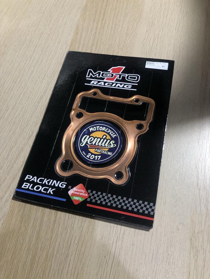 PAKING HEAD TEMBAGA KLX 66MM MOTO 1 ORIGINAL