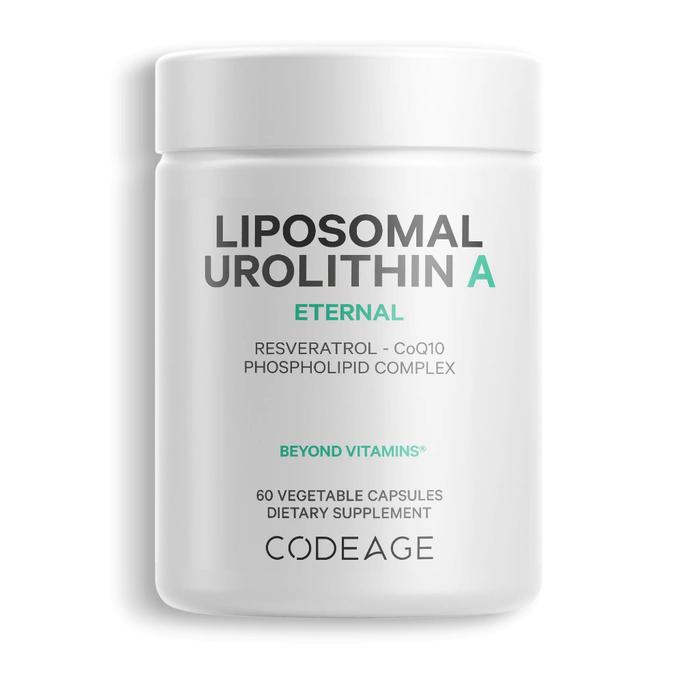 Original Codeage Liposomal Urolithin A 500Mg + Resveratrol 150Mg  + Coq10 60Mg / Betaine Anhydrous 1