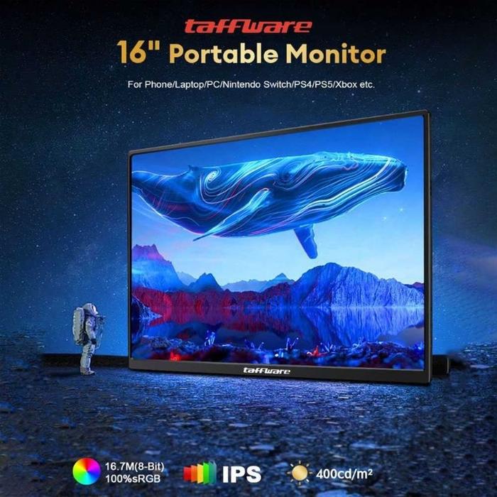 Portable Monitor HD IPS 16 Inch 1920x1200P 60Hz Touchscreen - 1600XTS