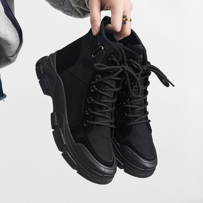 J☎WD SEPATU SNEAKERS BOOTS WANITA SNEAKERS SHOES TRENDY PREMIUM LV0569 U»NS