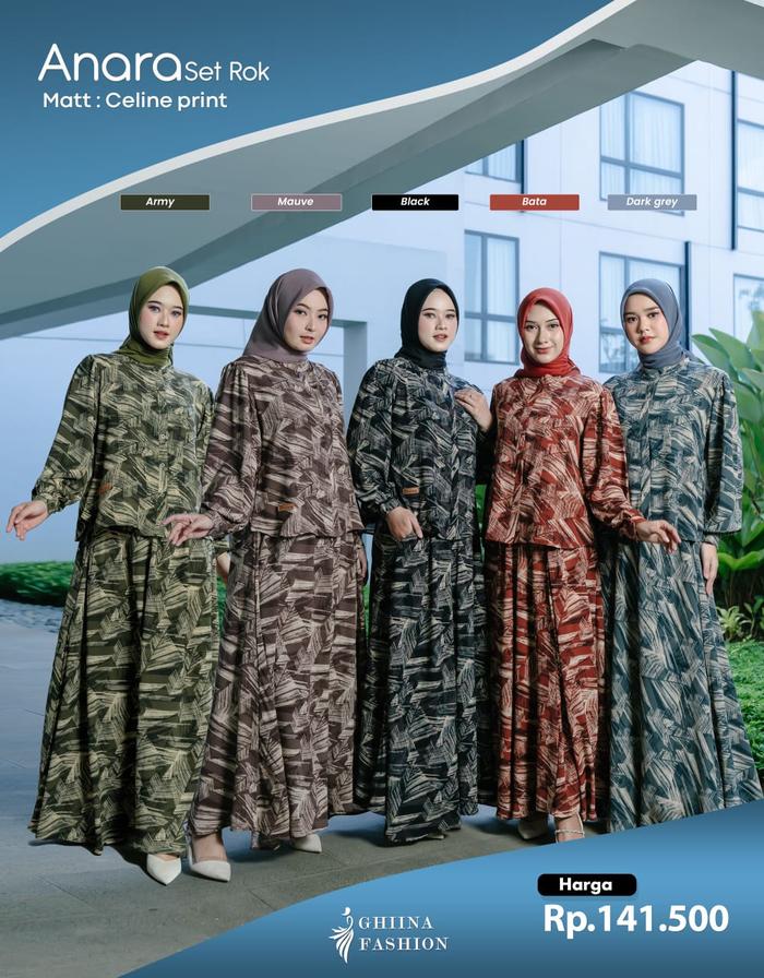 ANARA ONSET DEWASA ROK ATASAN BY GHINA FASHION
