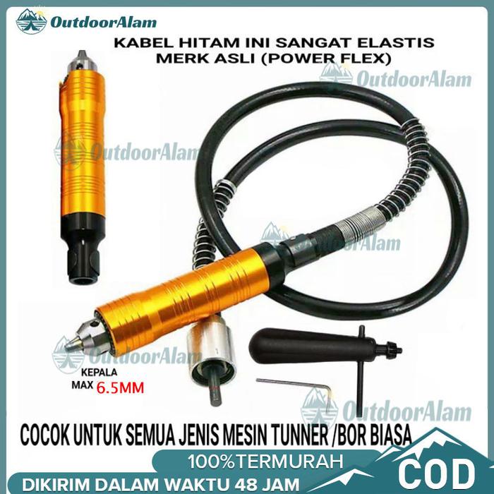 Bor Tuner Selang Bor Kabel Tuner Tuner Cuner Porting Taper Shank Handle Handpiece Mesin Bor Tunner T
