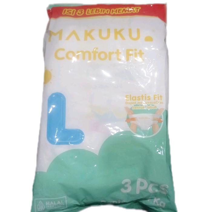 Makuku pampers bayi eceran 1pack isi 3pcsMakuku pampers anak eceran 1pack isi 3pcs Bayi