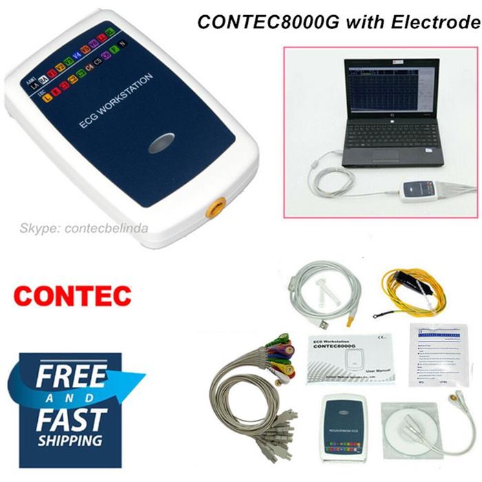 CONTEC Brand 12 leads ECG Workstation PC Based Resting EKG
