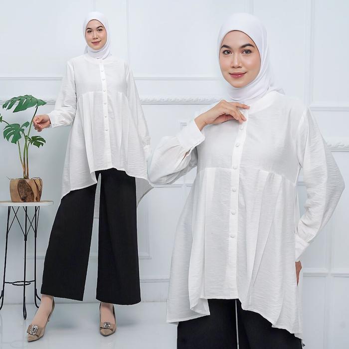 BLOUSE AULA PREMIUM BY LAIBA ATASAN WANITA WONEN DRESS