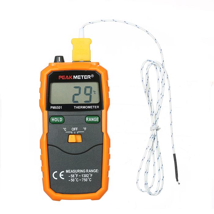 PEAKMETER PM6501 Handheld Wireless K Type Temperature Meter