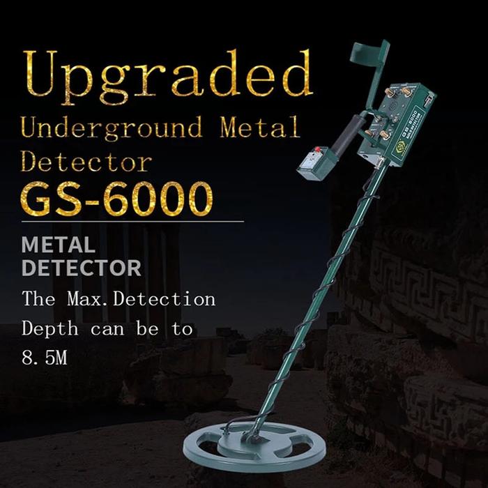 GS6000 Metal Detector Waterproof Underground Metal Detector Treasure