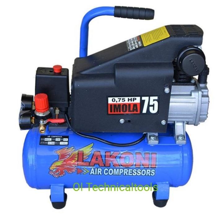 LAKONI IMOLA 0.75 MESIN KOMPRESOR LISTRIK 3/4H POMPA ANGIN 10L