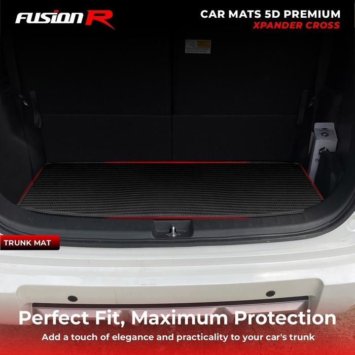 Fusion R Karpet Mobil 5D Xpander Cross / Premium Car Carpet Carbon New Mitsubishi Expander Cross