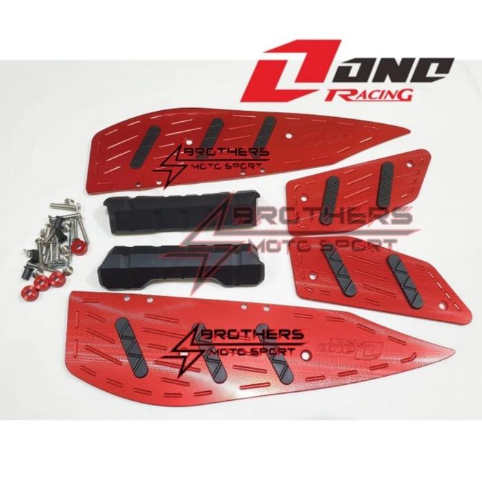 bordes one racing xmax karpet xmax pijakan kaki xmax bordes cnc xmax
