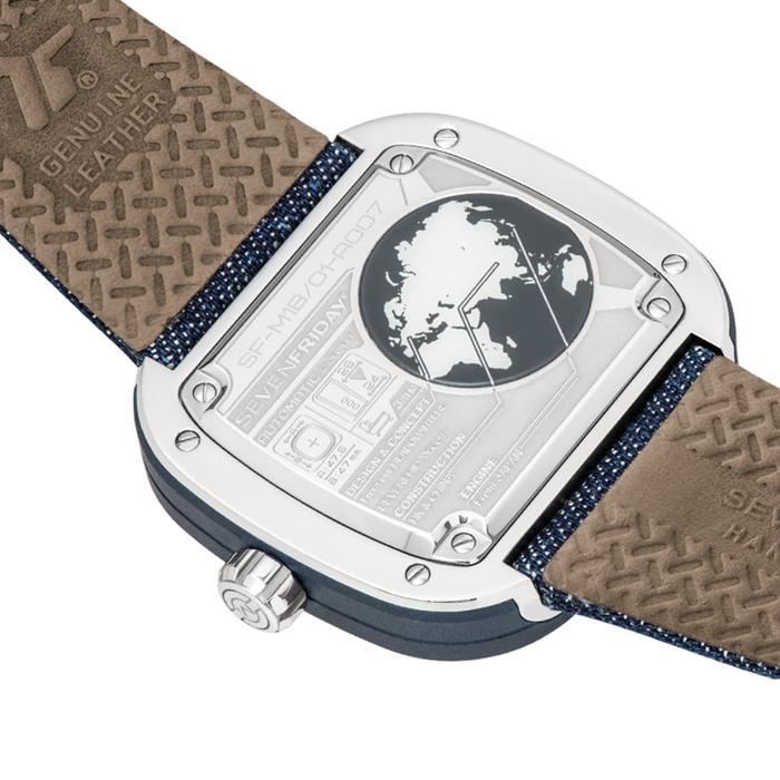 SEVENFRIDAY M1B/01 official Jam Tangan Biru Automatic M-SERIES
