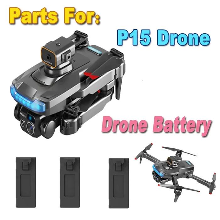 Mini P15 Drone Battery Original Accessories 3.7v 1800mAh/ 2000mAh P15