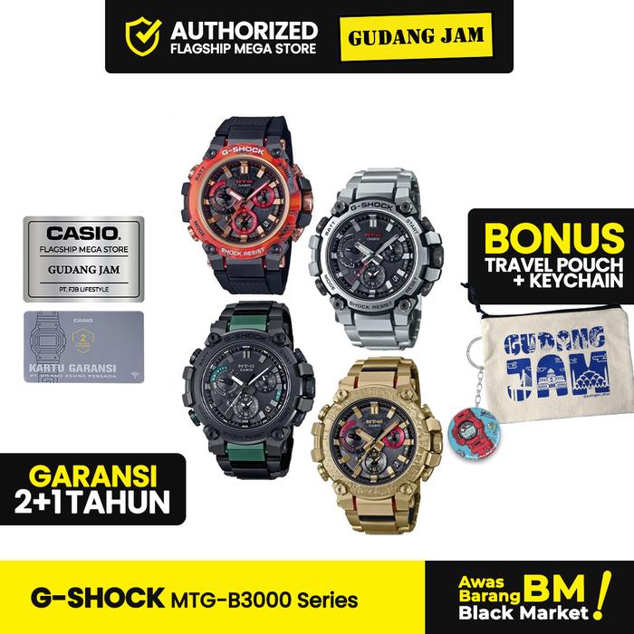 Jam Tangan Casio G-Shock Pria G-Shock MTG-B3000 MTG B3000 MTGB3000 Analog Watches