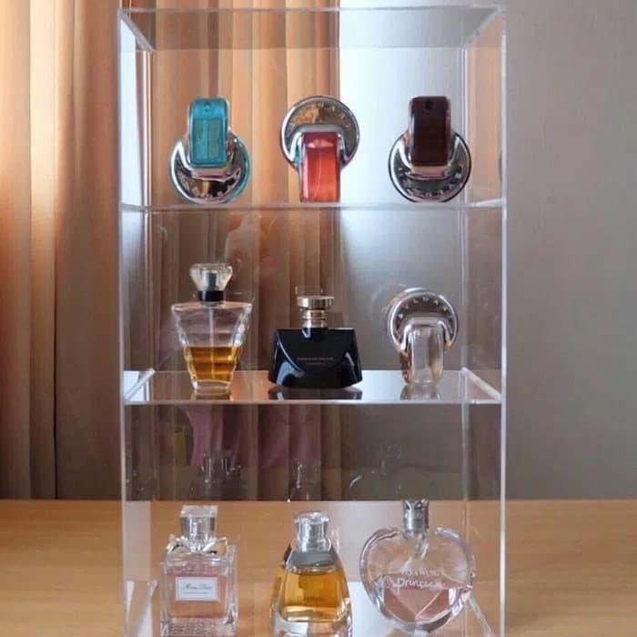 tempat kosmetik,rak parfum