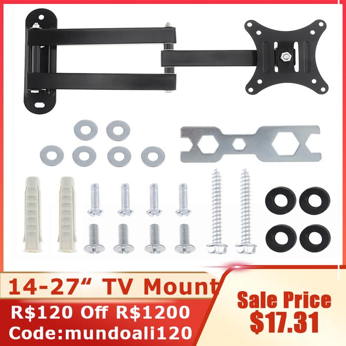 Universal 10KG Adjustable TV Wall Mount Bracket Flat Panel TV Frame