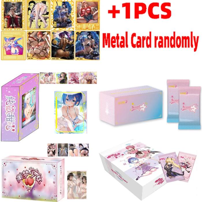 2022 Newest Goddess Feast 4 card +MR Rare Card Girl Party Swimsuit