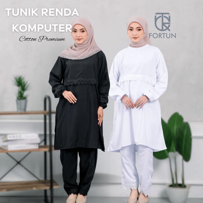 One Set TUNIK Renda Komputer