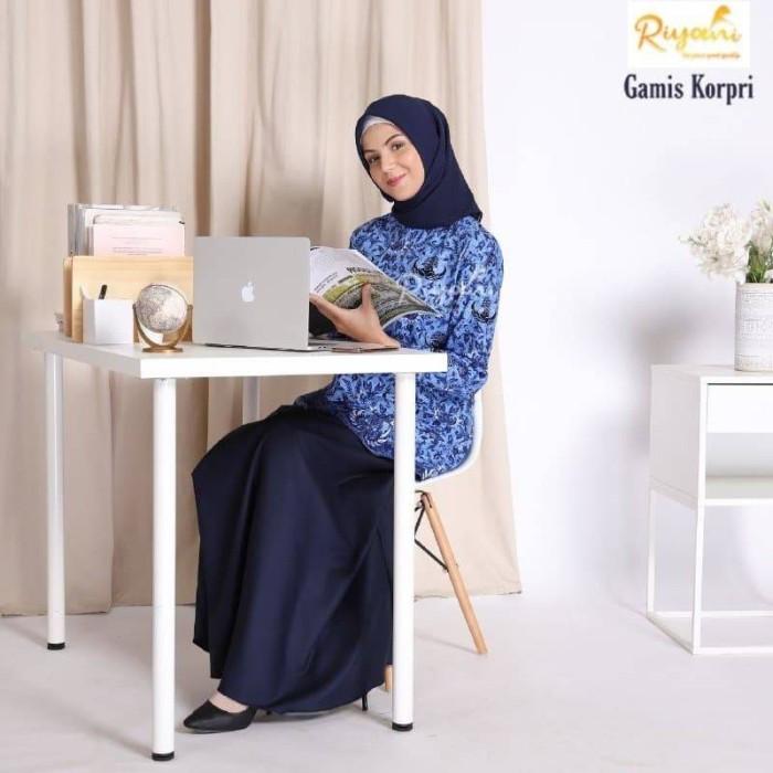 Terbatas Seragam PNS Wanita PDH Batik KORPRI Gamis Twopiece by Riyani