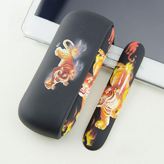 Multicolor Silicone Case+Door Cover For IQOS 3 Duo Full Protective