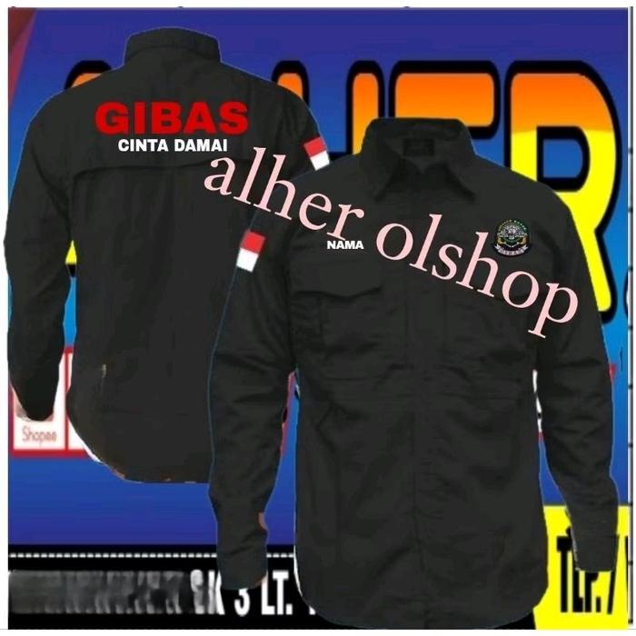 kemeja tactical Gibas cinta damai baju tactical Gibas cinta damai kemeja Gibas cinta damai baju Giba