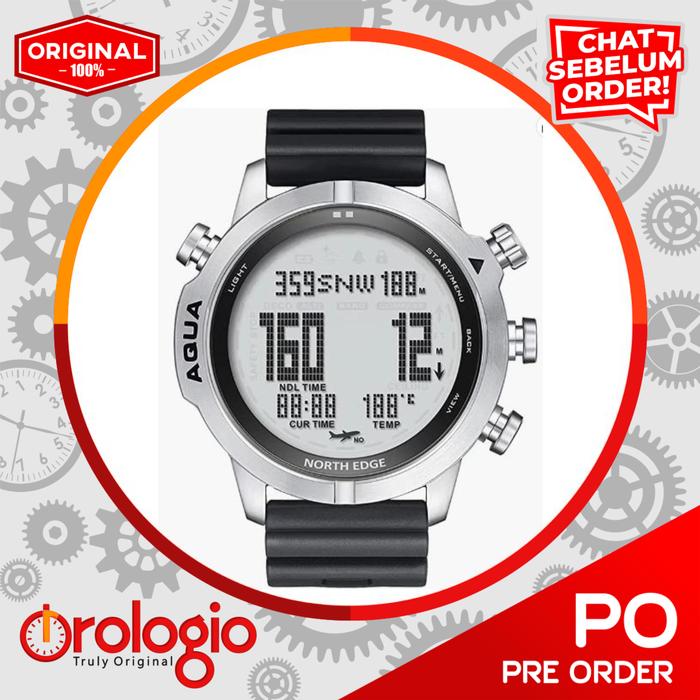 north edge AQUA Jam Tangan Selam Digital Pria