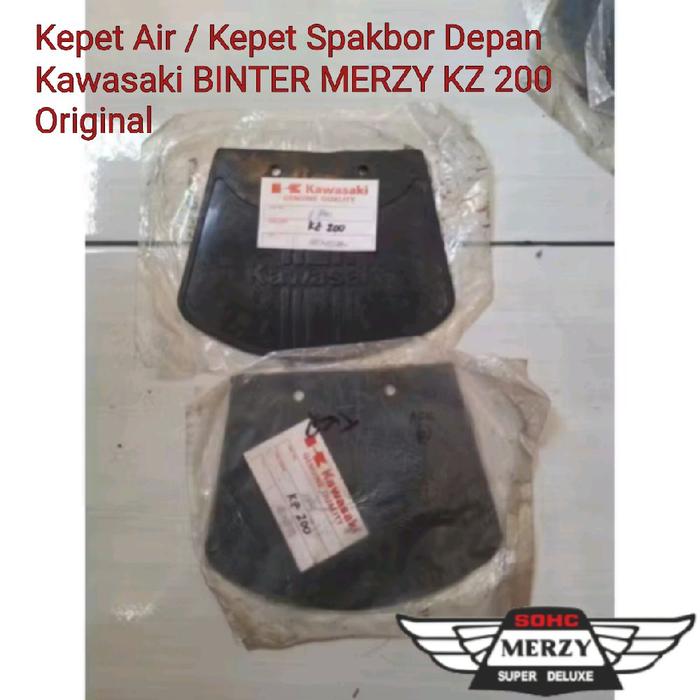 Kepet Air Kepet Spakbor Depan Kawasaki Binter Merzy KZ 200 Karet Tadah Lumpur Spakbor Binter Mercy K