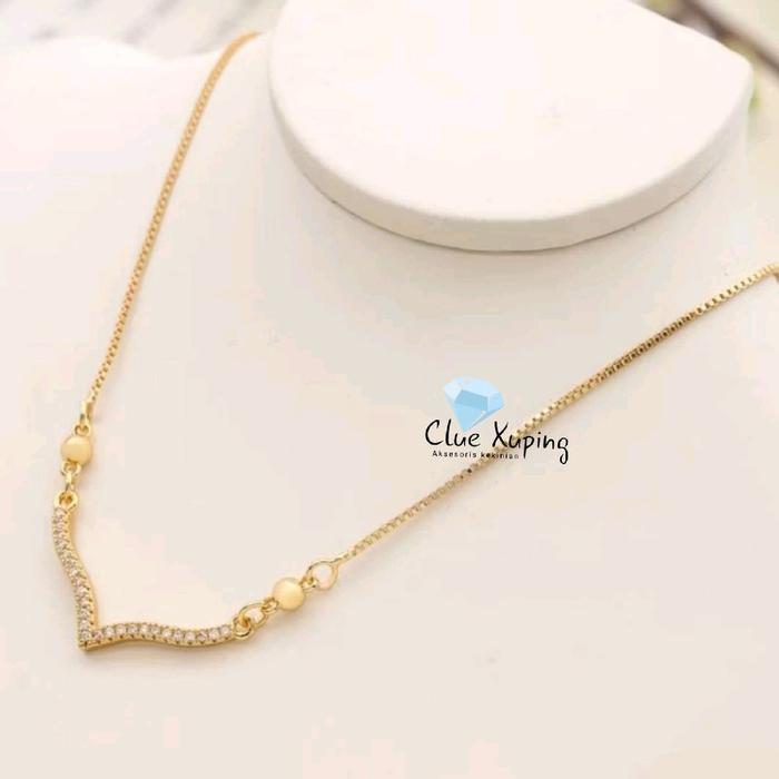 Clue Xuping Aksesories  Wanita Dewasa Fuji Permata Gold Perhiasan Xuping cxb009 gelang coco cuff att