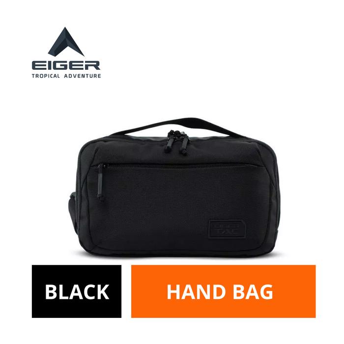 [BISA COD] Tas Tangan Pria Eiger Original 3 L Hitam Polyester Tac Grayman Clutch Outdoor