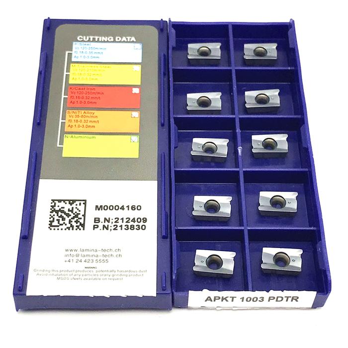APKT1003 PDTR LT30 Milling Turning Tools Carbide inserts Lathe tools