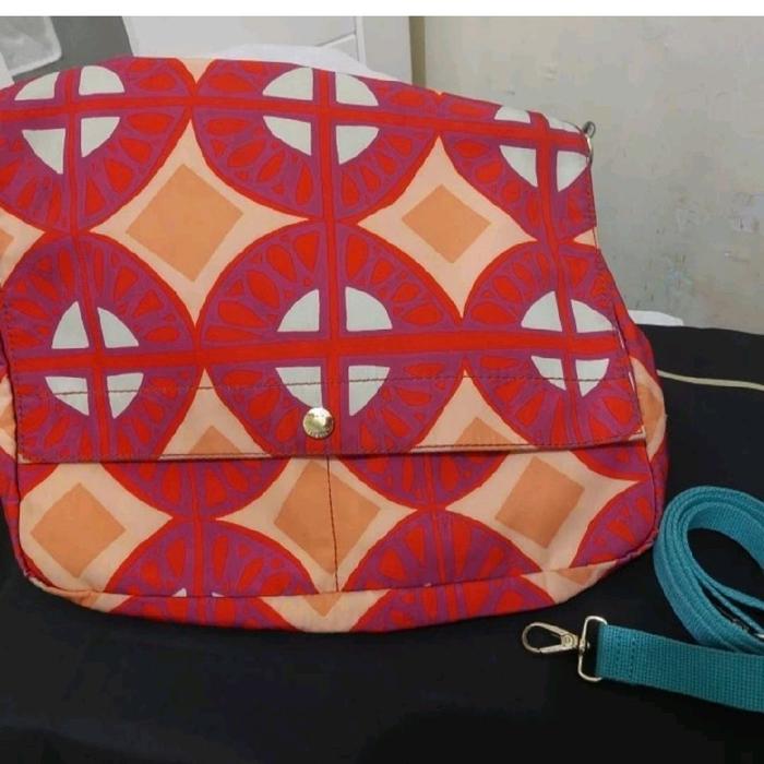 Preloved - Fossil messanger bag  Tas wanita Selempang
