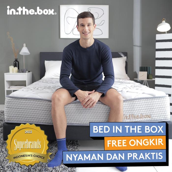 Kasur INTHEBOX - Gratis Bantal | Kasur Ukuran 90x200, 100x200, 120x200, 140x200, 160x200, 180x200, &