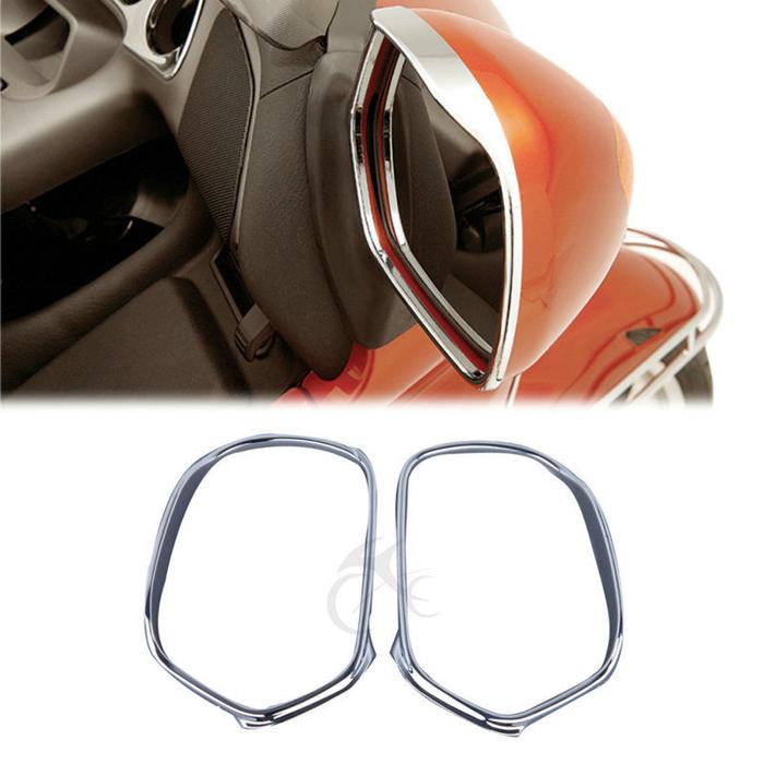 Motorcycle Chrome Mirrors Trim For Honda Goldwing GL1800 GL 1800