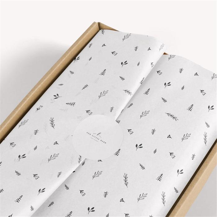 High-end 17gsm Tissue Paper Custom Printing Solid Color Logo
