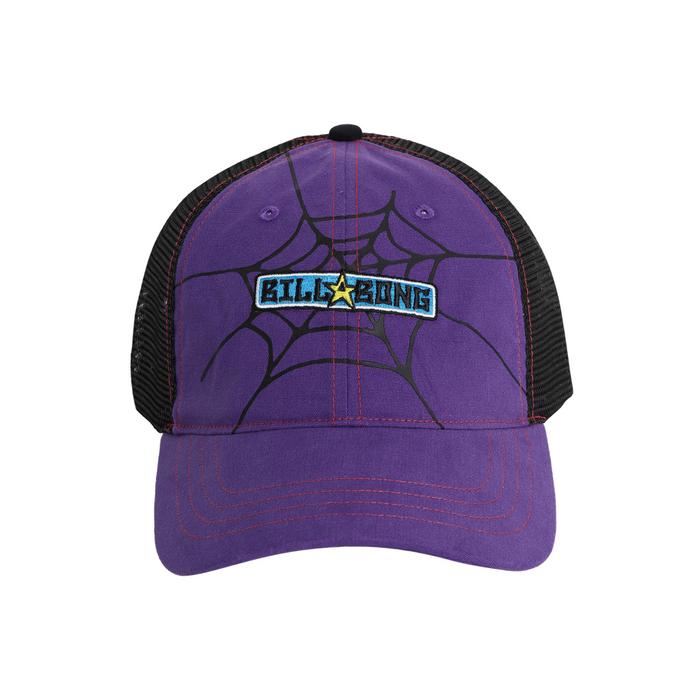 Billabong Mens Web Trucker Deep Purple Trucker Cap