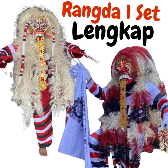 New Arrival Pakaian Rangda 1 set - Rangda Lengkap 1 set - rangda hitam - topeng rangda lengkap - kos