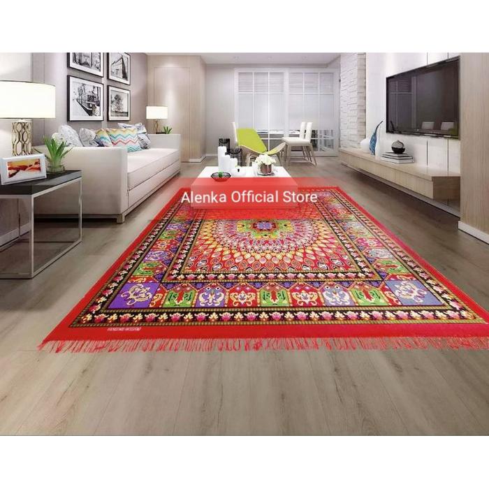 Karpet Lantai Turki Shiva jumbo ukuran 205 x 240 cm tebal / karpet permadani premium / tikar lipat m