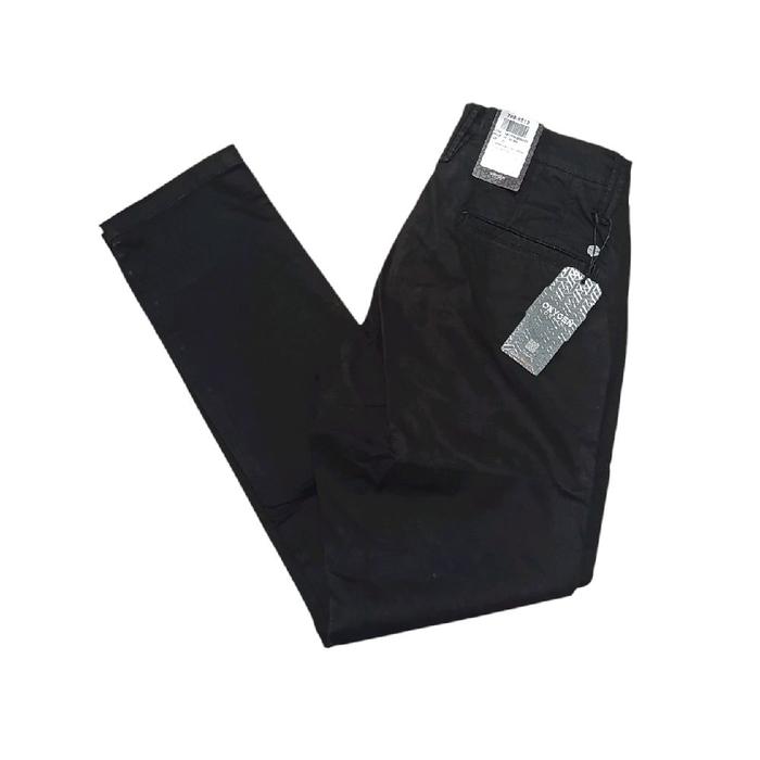 Celana Chinos Pria OXYGEN Slim-Fit  Warna Hitam Kualitas Premium 708-9512