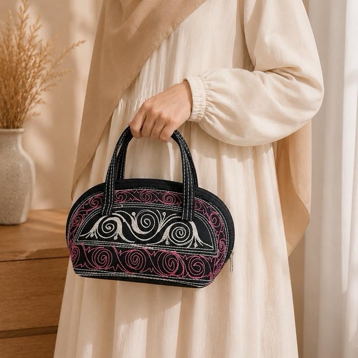 tas keong kecil | motif Aceh | tas souvenir Aceh
