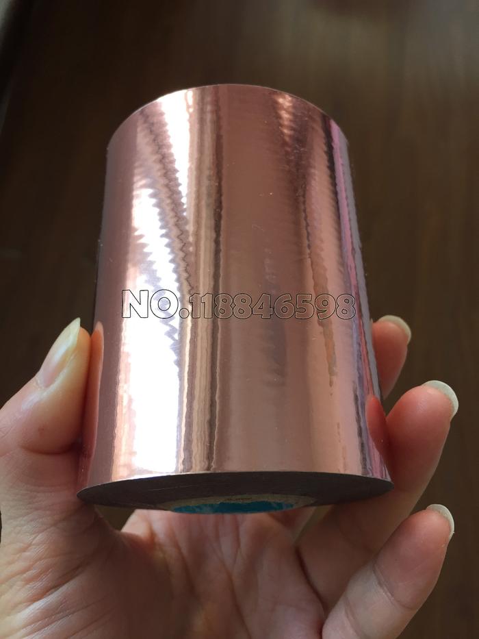 Beautiful Rose Color Foil Paper Hot Stamping Box/Plastic/ppc/pvc/pp