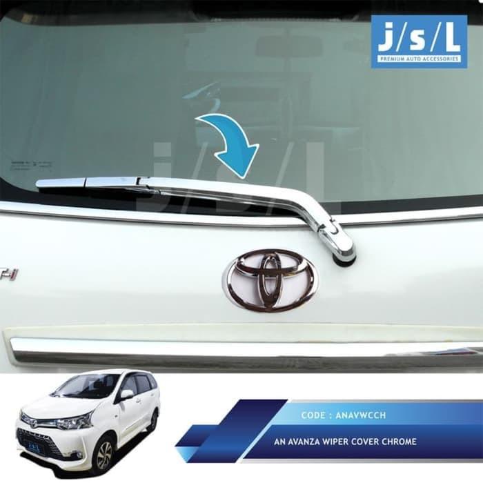 Grand All New Avanza Wiper Cover Chrome JSL / Aksesoris Mobil