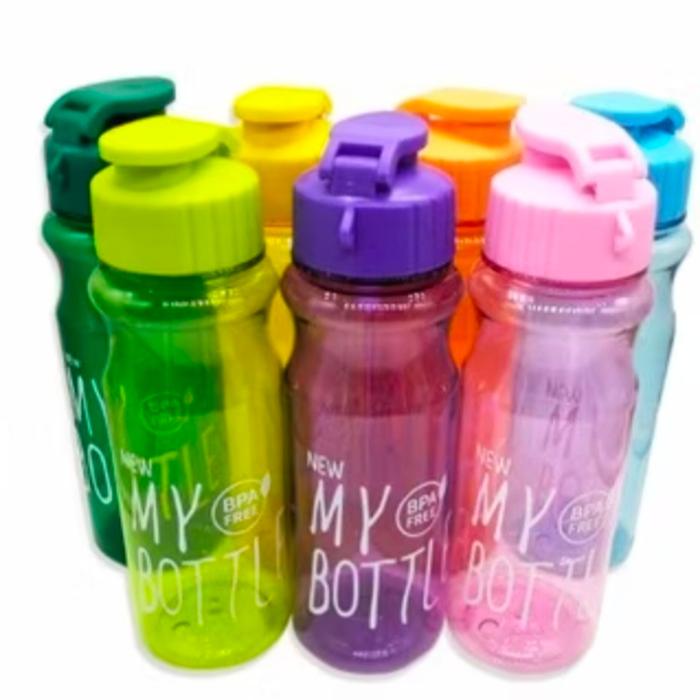 *(BUBBLEWRAP) BOTOL MINUM MY BOTTLE TUTUP KLIK 500ML