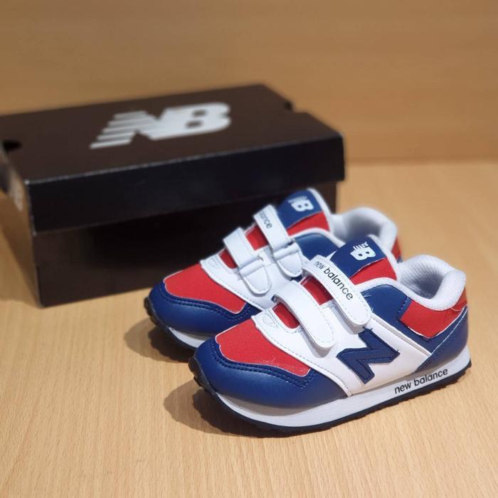 sale Sepatu Anak Nb 574 White Blue Red BNIBWT
