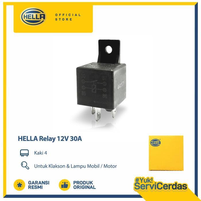 HELLA Relay 12V 30A Kaki 4