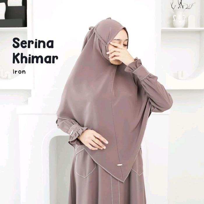 khimar uwais tanpa pad - serina khimar uwais