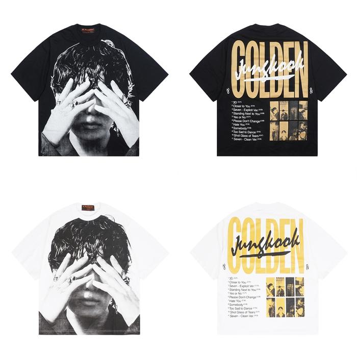 Tshirt KK Oversized Jungkook 'Golden' Promo