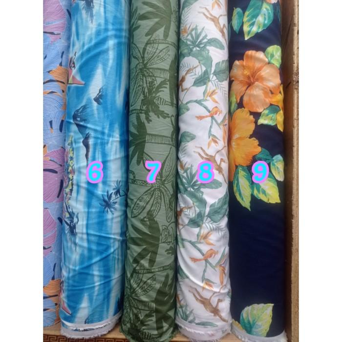 C✔5Z BAHAN KEMEJA PANTAI /KAIN KEMEJA KATUN RAYON VISKOSE MOTIF S♥7D